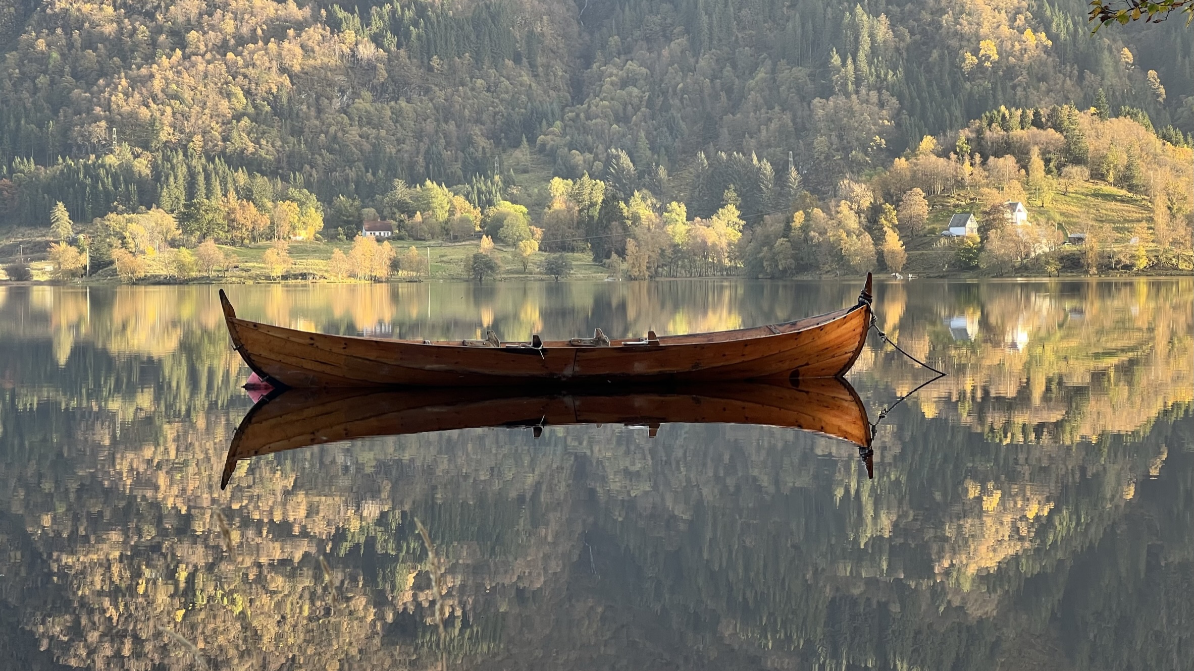 Viking style boat